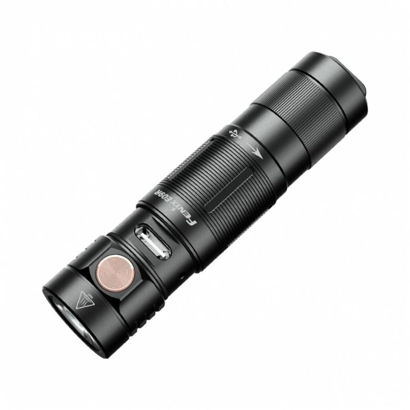 Fenix 600lm 124m LED Pocket Flashlight USB-C on Keychain - E09R *Kategoria tymczasowa Your Sports Performance