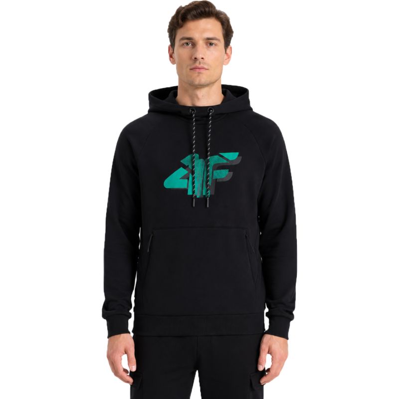 Men's sweatshirt 4F M2241 deep black 4FWSS26TSWSM2241 20S