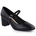 Black Sergio Leone PB176 low-heel pumps with strap Footwear Your Sports Performance