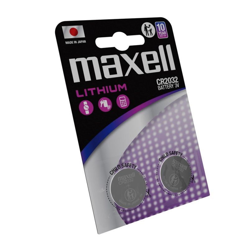 MAXELL CR2032 Specialist Battery 2 pcs. Baterie, akumulatorki i ładowarki/Baterie Your Sports Performance