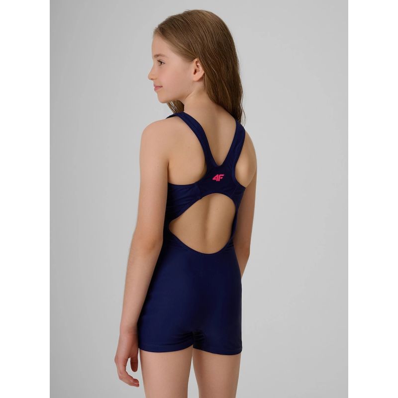Girls' one-piece swimsuit 4F 4FJRSS26USWSF148-31S