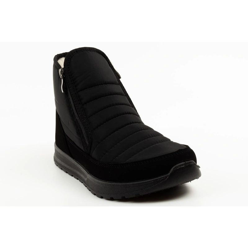 Progress Men’s Winter Boots, Snow Boots, Warm-Lined Fashion Ankle Boots with Zip