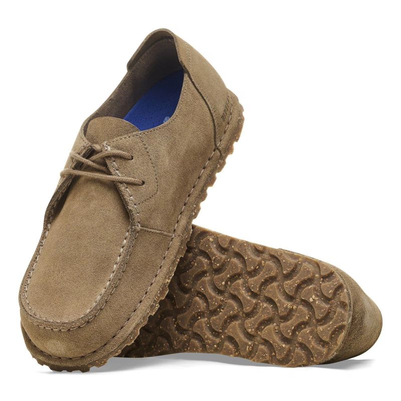 Birkenstock Men's Moccasins UTTI LACE 1027274 GRAY TAUPE (Standard Width) Birkenstock