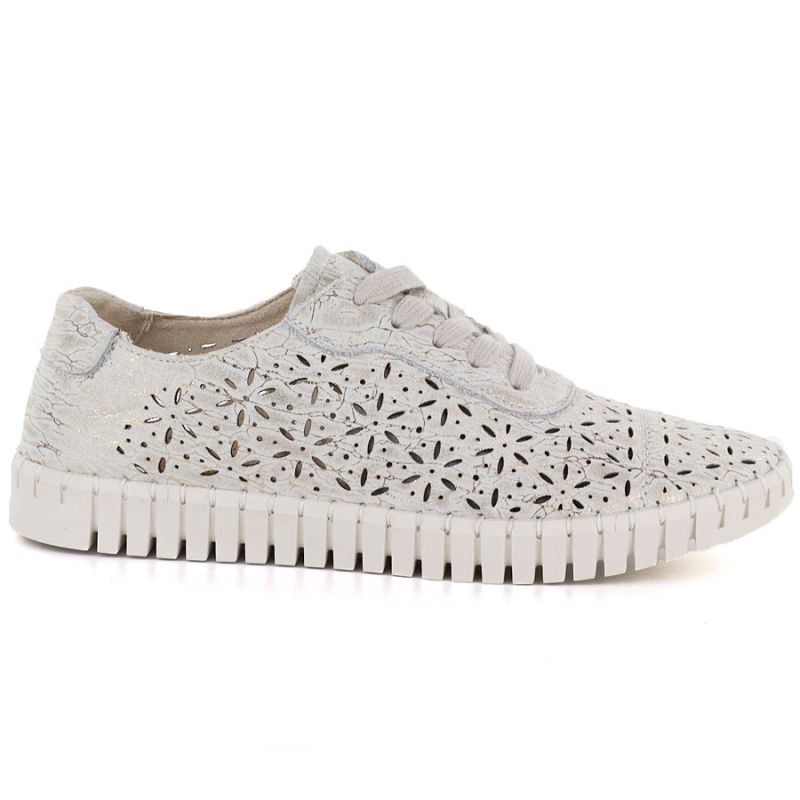 Women's openwork gold shoes Potocki JE19437 Potocki