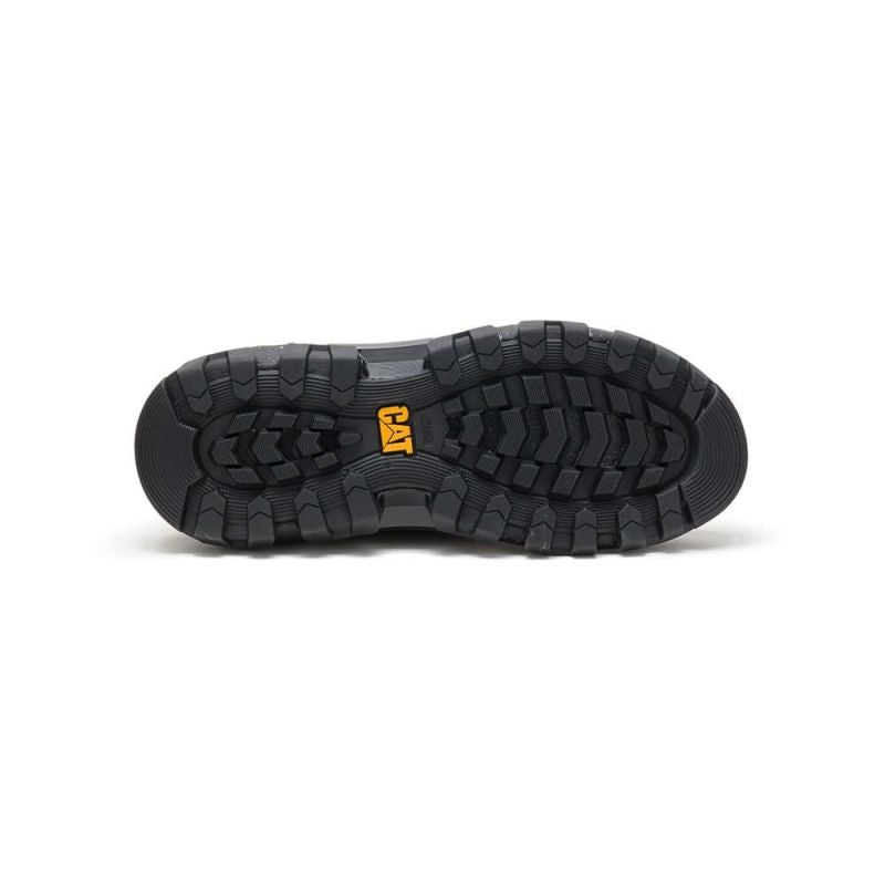 Cat Caterpillar Raider Sport Men's Suede Sneakers Black/Yellow (P724513) In preparation Your Sports Performance