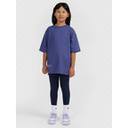 Oversized T-shirt with print for girls 4F 4FJRAW25TTSHF3187-33S *Kategoria tymczasowa Your Sports Performance