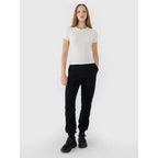 Women's slim ribbed t-shirt 4F 4FWSS25TTSHF1968-11S *Kategoria tymczasowa Your Sports Performance