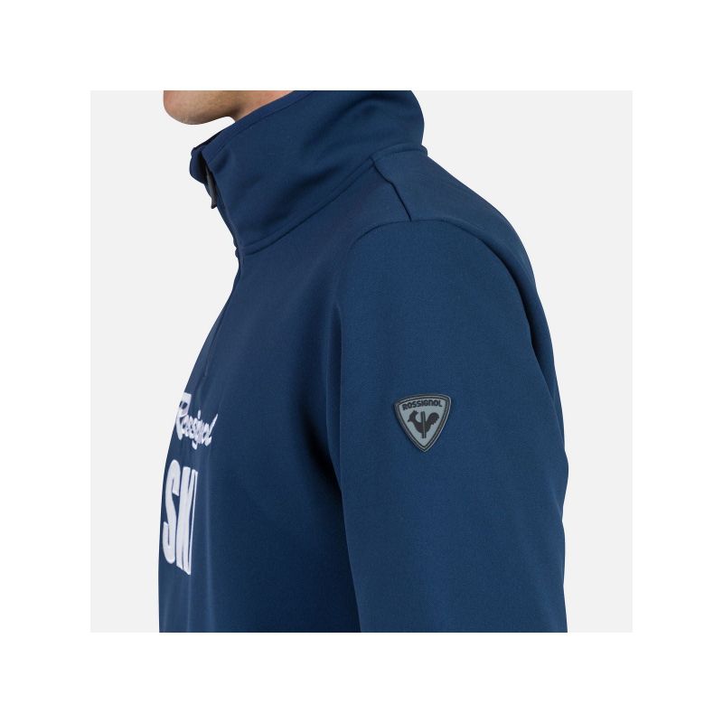 Rossignol Signature Ski Hz Fleece Navy Blue Sweatshirt Rossignol