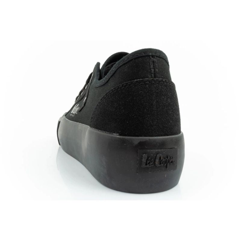 Lee Cooper women's sports shoes fabric platform sneakers black In preparation Your Sports Performance