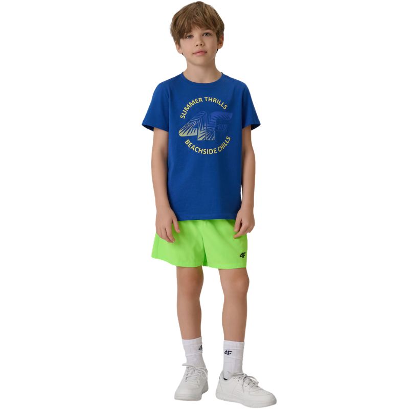 Boy's T-shirt 4F M3284 cobalt 4FJWSS26TTSHM3284 36S