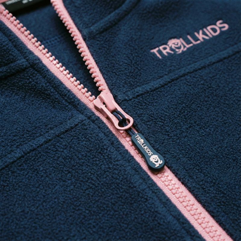 Trollkids Girls Oppdal Jacket XT fleece jacket for girls (415-166) Trollkids