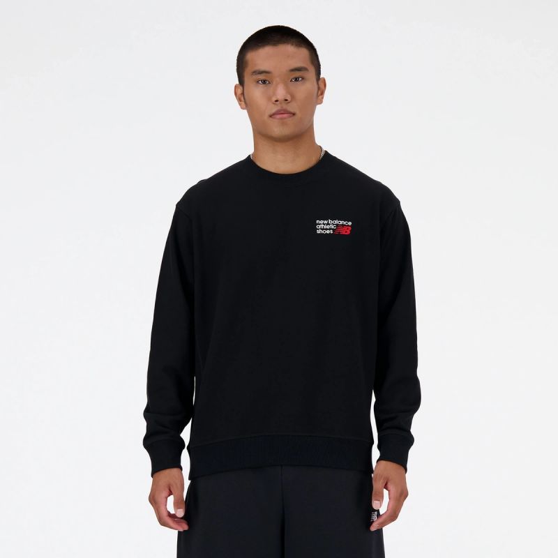 New Balance Athletics Premium Logo M MT41547BK sweatshirt Clothing/Outdoor New Balance