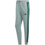 Men's adidas Essentials 3-Stripes Fleece Pants Mint KD4836