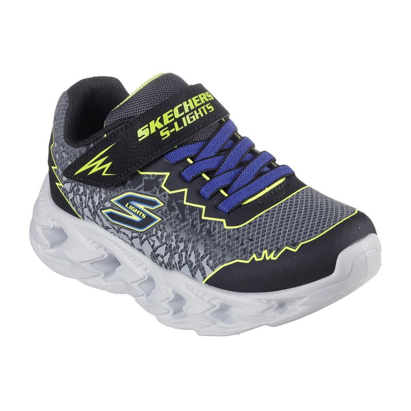 Skechers S Lights Vortex 2.0 Zorento Jr shoes 400603L-BKYL Footwear/Lifestyle/Skechers Skechers
