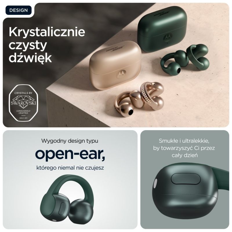 Motorola Moto Buds Loop - Trekking Green In preparation Your Sports Performance