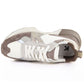 Women's leather sports shoes beige Kobbo 66954 Kobbo