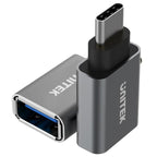 UNITEK ADAPTER USB TYPE TO USB (F) ALU, Y-A025CGY Kable i adaptery/Adaptery, przejściówki Your Sports Performance