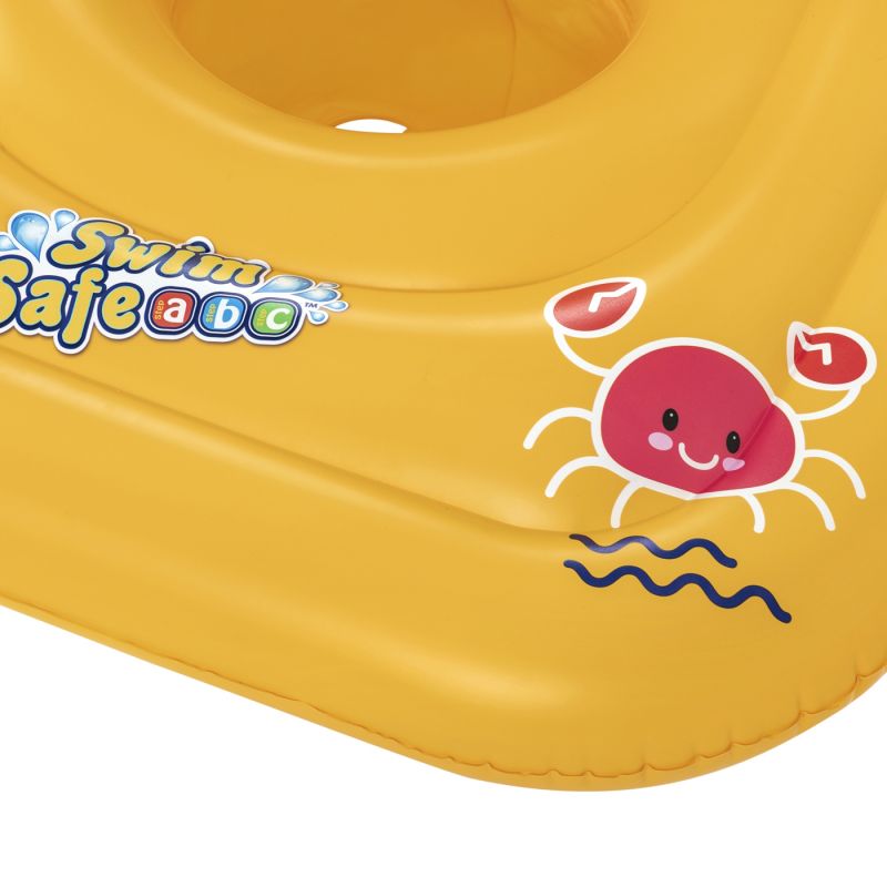 Bestway 32050 Swim Safe Wondersplash Square 3-Ring Baby Boat 92800497000 Accessories/Swimming accessories/Motylki, Pływaczki, Kółka, Piłki, Pontony Your Sports Performance