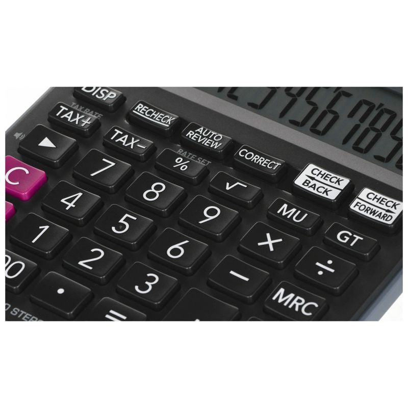 CASIO MJ-120D PLUS OFFICE CALCULATOR BLACK, 12-DIGITAL DISPLAY In preparation Your Sports Performance