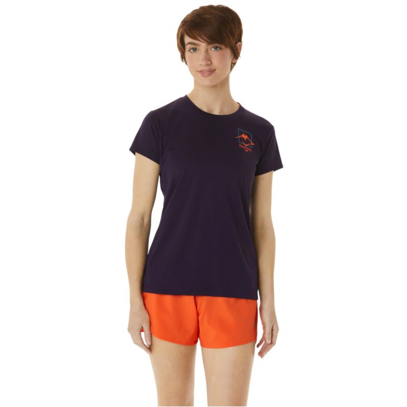 Asics Fujitrail Logo SS Top Tee W 2012C395-500 Clothing/Training Asics