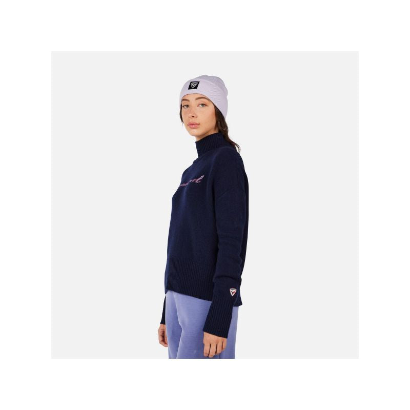ROSSIGNOL W SIGNATURE SWEATER navy blue women's sweater
