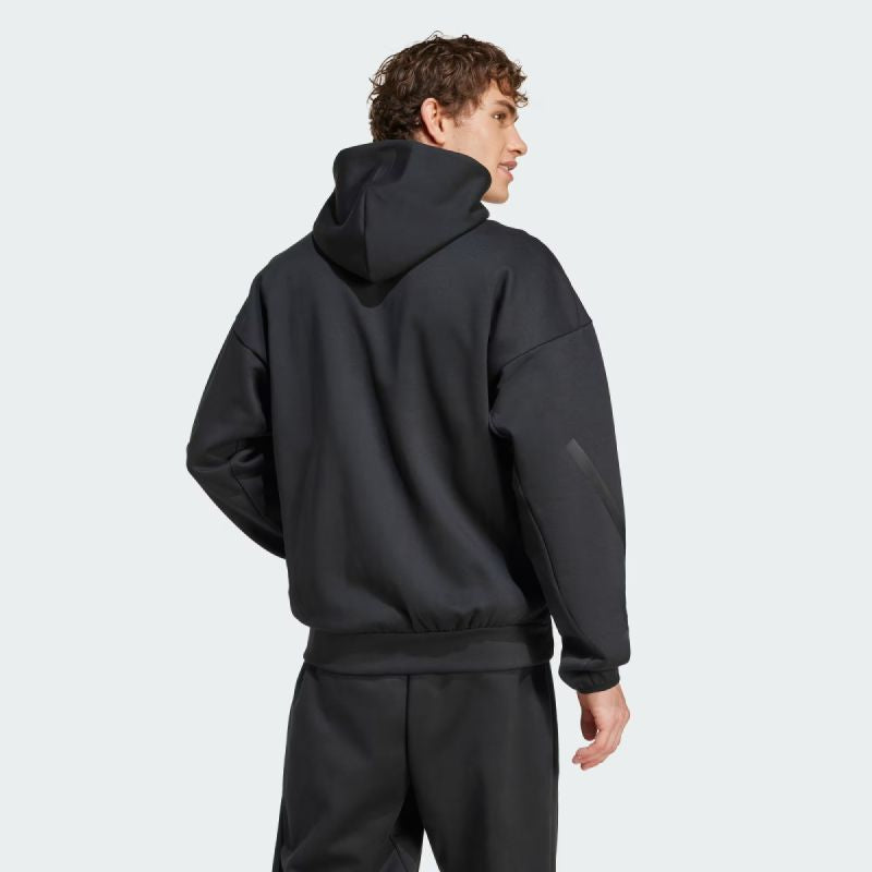 New Adidas ZNE Full-Zip Hooded Men's Black Hoodie - JE7538 Odzież/Odzież na co dzień Your Sports Performance