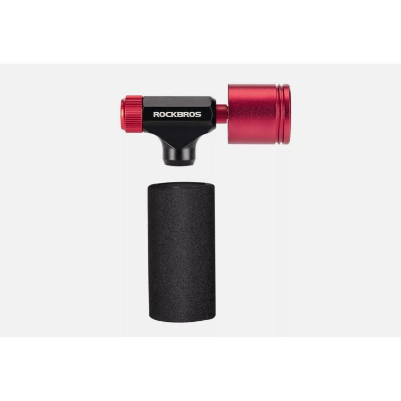 Rockbros mini CO2 pump with pressure gauge 42320016001 Rockbros/Akcesoria Rowerowe/Pompki Rowerowe Your Sports Performance