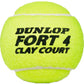 Dunlop Fort Clay Court Tennis Balls 4 pcs 601613 Accessories/Balls/Tennis/inny Your Sports Performance