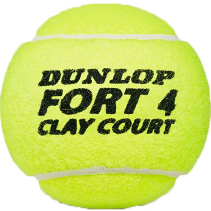 Dunlop Fort Clay Court Tennis Balls 4 pcs 601613 Accessories/Balls/Tennis/inny Your Sports Performance