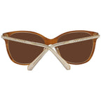 Women's Swarovski Brown Sunglasses - SK0218-47F Odzież/Okulary Your Sports Performance