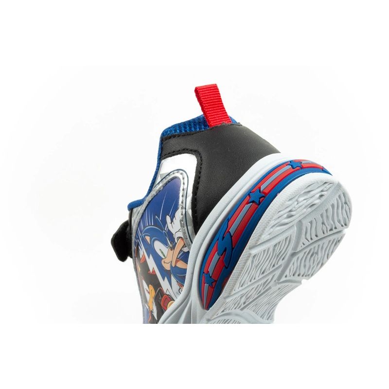 Leomil children's sports shoes Sonic sneakers light with velcro LED