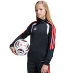adidas Tiro 26 League Training Top for kids, black, white, and red, JY7159 adidas