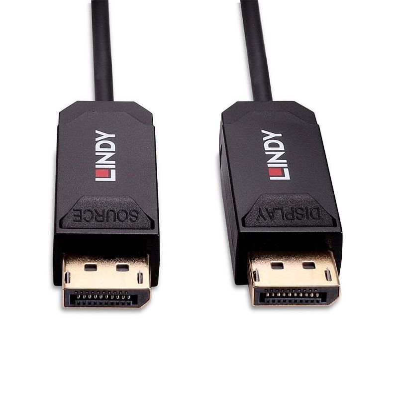 Lindy 38520 DisplayPort Cable 10m Black Kable i adaptery/Kable DisplayPort Your Sports Performance