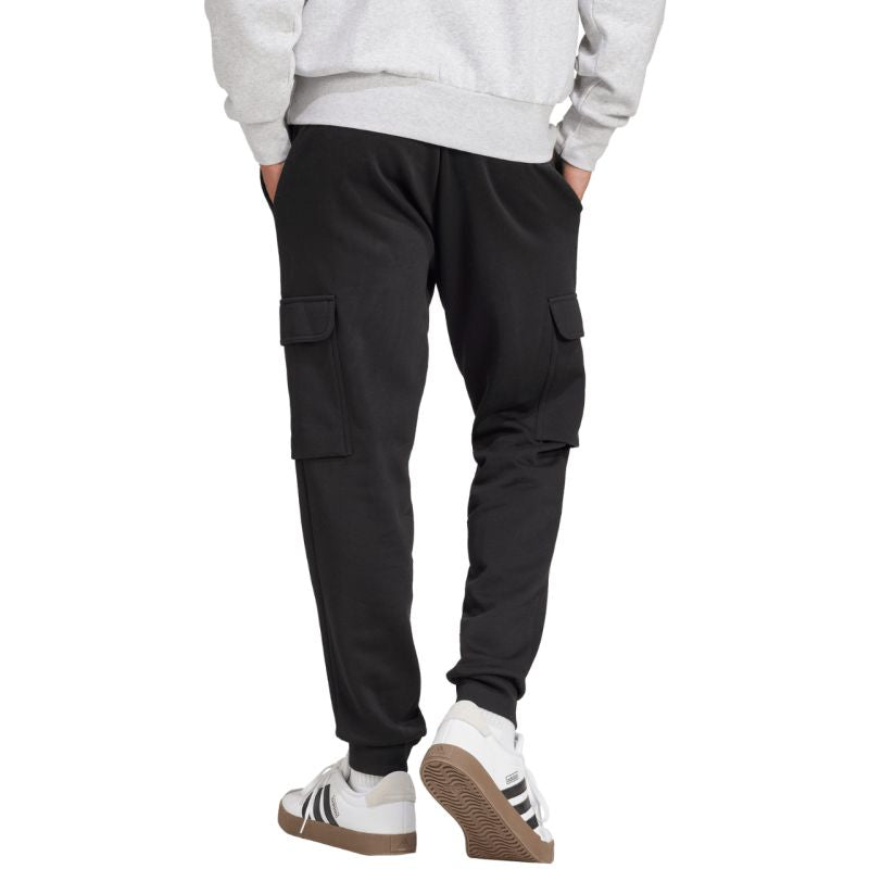 Men's adidas Essentials Feelcozy Fleece Cargo Pants Black JE3820 In preparation Adidas