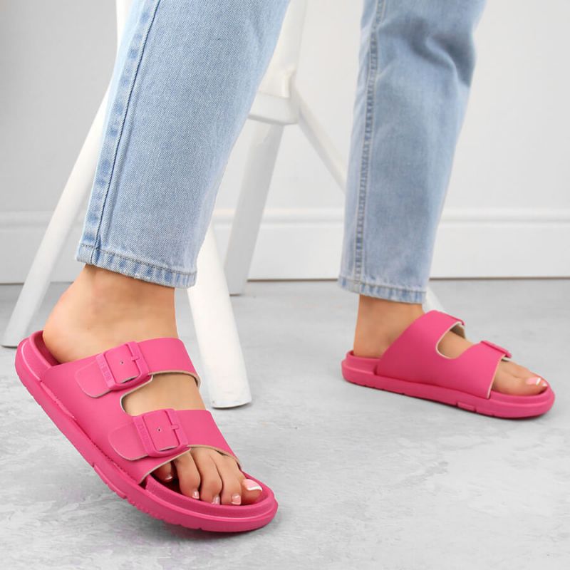 Big Star W INT2004E foam flip-flops with buckles, fuchsia Footwear/Outdoor/Big Star Your Sports Performance