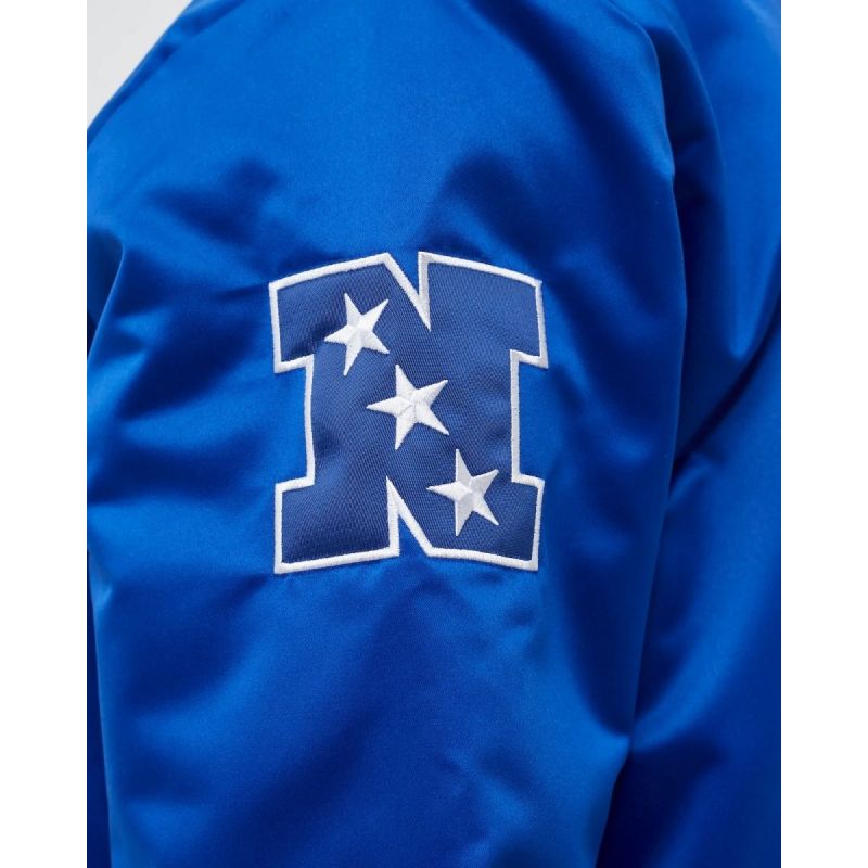 Mitchell &amp; Ness NFL Heavyweight Satin Jacket Los Angeles Rams M OJBF3413-LARYYPPPROYA Clothing/Lifestyle/Mitchell & Ness Your Sports Performance
