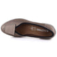 Comfortable gold women's block heel pumps M.Daszyński SA279-1 3 M. Daszyński