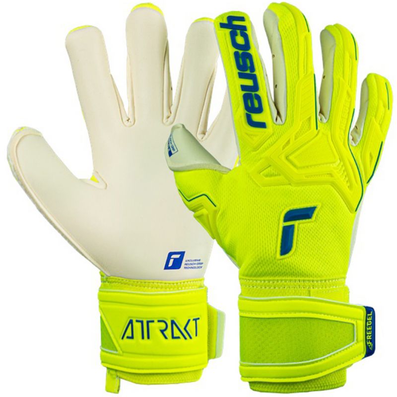 Goalkeeper gloves Reusch Attrakt Freegel Gold XM 5270935 2001 Accessories/Gloves Your Sports Performance