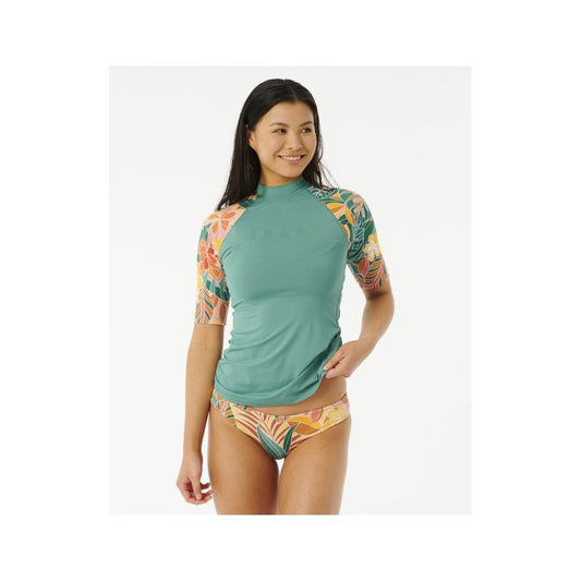 Women's Lycra RIP CURL Brazilian Soul Ss Upf Rashvest Import z PMSport Your Sports Performance