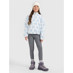 4FWarm oversize fleece with print for girls 4F 4FJRAW25TFLEF440-90A *Kategoria tymczasowa Your Sports Performance