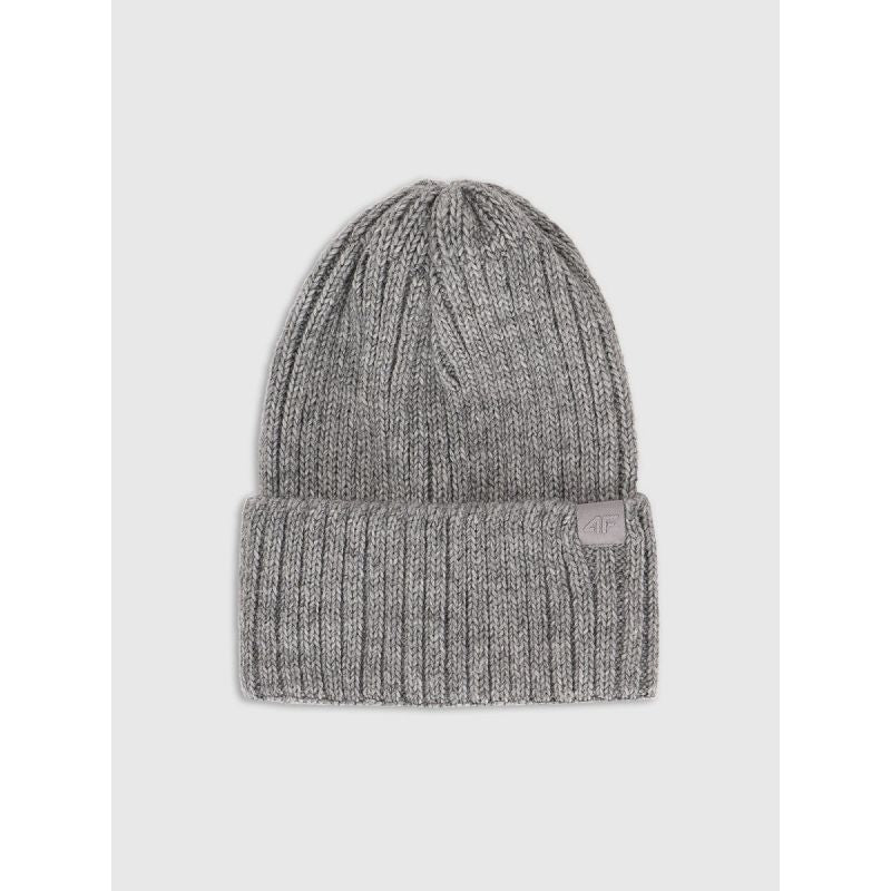 Women's winter hat with wool 4F 4FRAW25ACAPF0802-25M