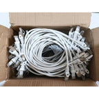 Equip Cat6 patch cable 60pcs S/FTP 2xRJ45 0.50m white LSZH Kable, gniazda i wtyki/Patchcable Your Sports Performance