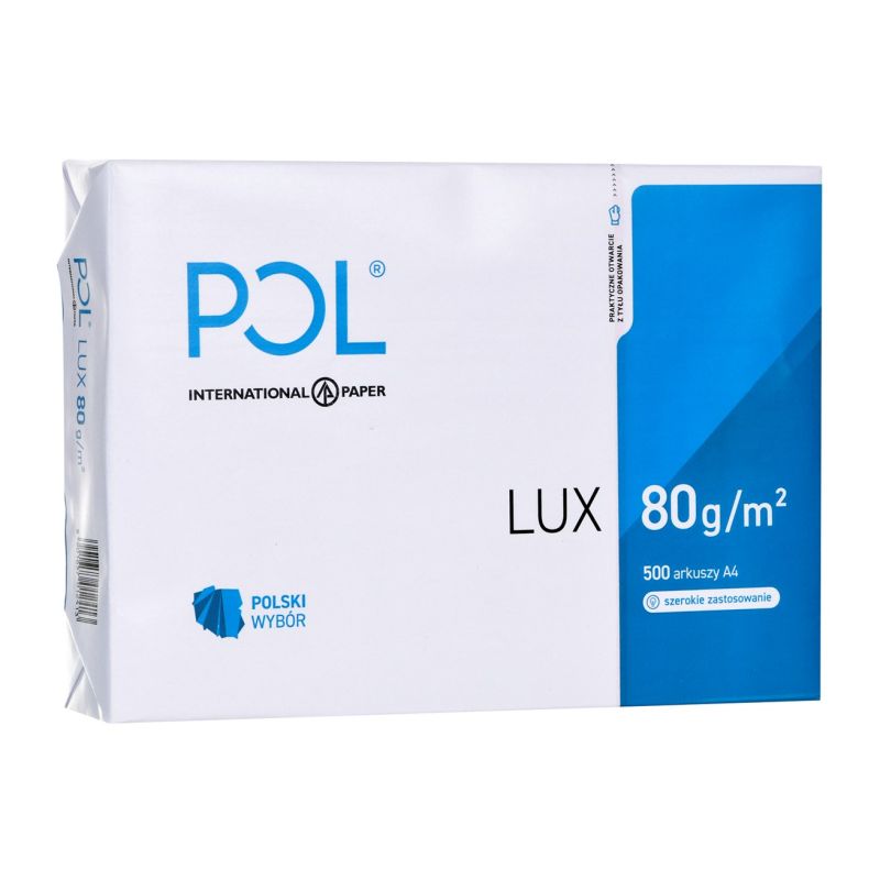 POLLUX office copier paper (A4; 80g/m2; 500 sheets; white, matte) Artykuły papiernicze/Papier Xero Your Sports Performance