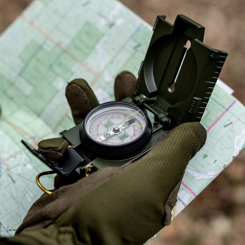 Compass, Mil-Tec US Metal Compass with Backlight Import z Action/Survival/Kompasy i busole Your Sports Performance
