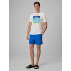 Men's regular printed T-shirt 4F 4FRSS26TTSHM4291-11S