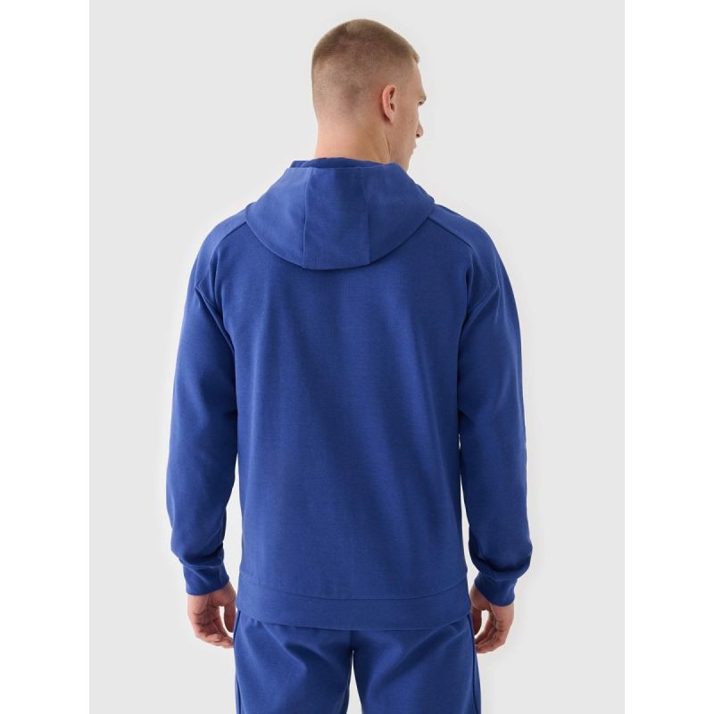 Men's sweatshirt with hood, open, 4F 4FRAW24TSWSM2050-31S 4f