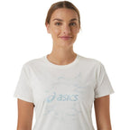 Asics Nagino Graphic Run SS Top W 2012C752-100 T-shirt Clothing/Running Asics