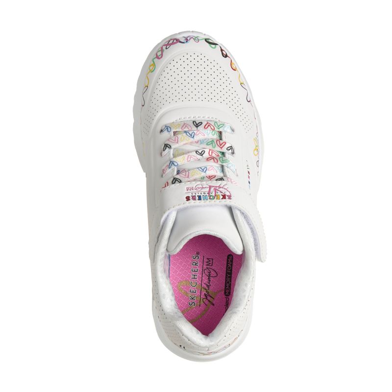 Skechers Kids' UNO LITE HEART CRAZE Sneakers 314091L WMLT Skechers