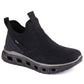 Rieker W RKR616 comfortable slip-on ankle boots, black Footwear/Lifestyle/Rieker Your Sports Performance