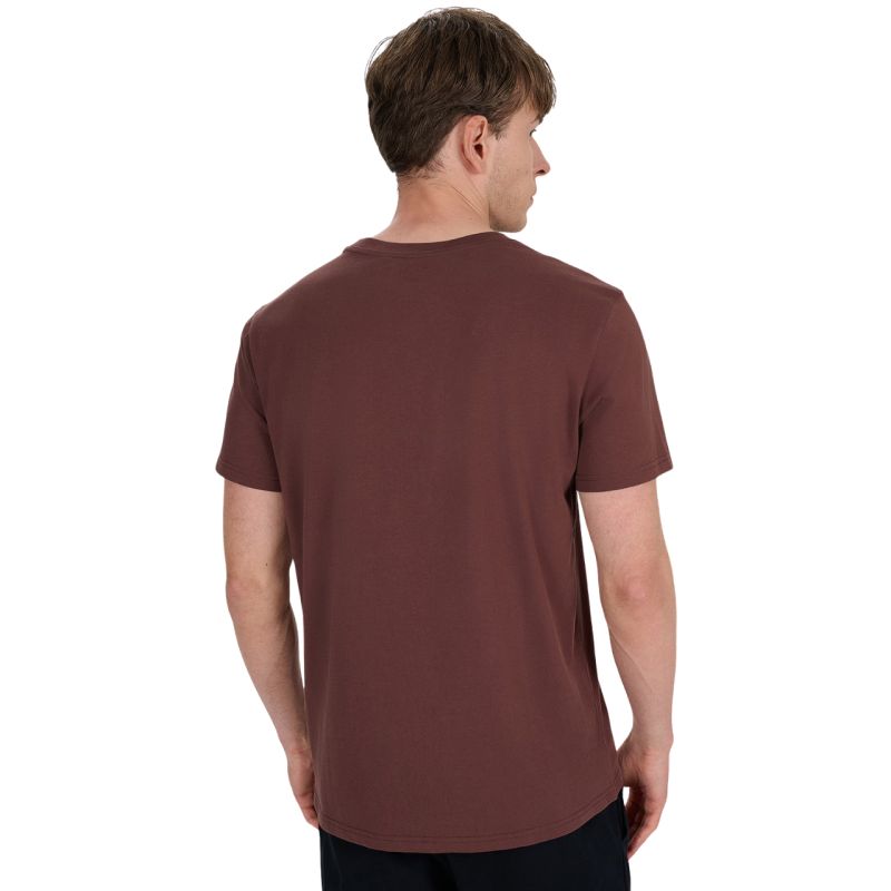 Men's T-shirt 4F M2961 dark brown 4FWAW25TTSHM2961 80S In preparation Your Sports Performance